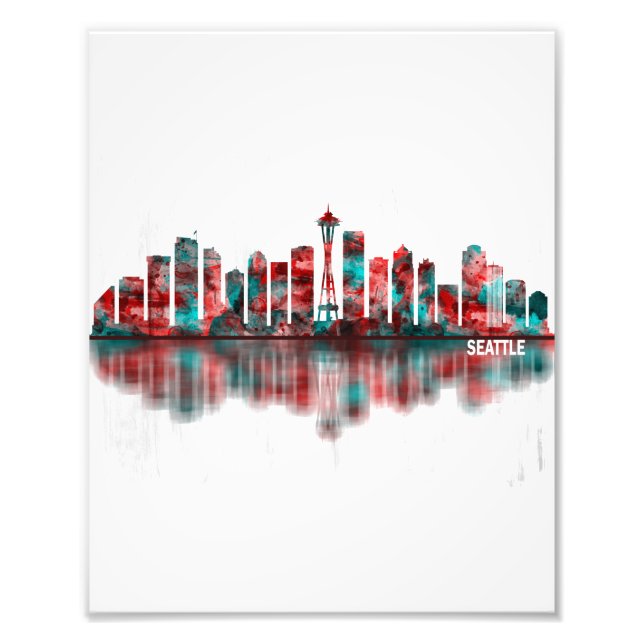 Impression Photo Skyline de Seattle (Devant)