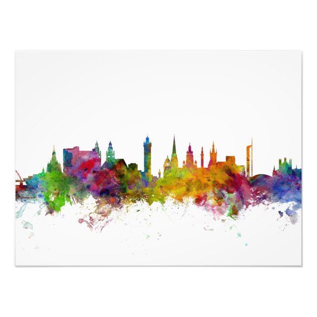 Impression Photo Skyline écossaise de Glasgow (Devant)