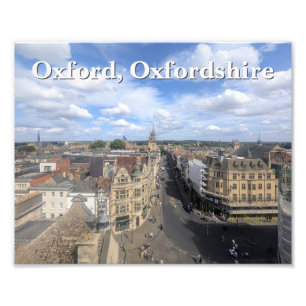 Impression Photo Skyline historique d'Oxford à Oxfordshire, Royaume