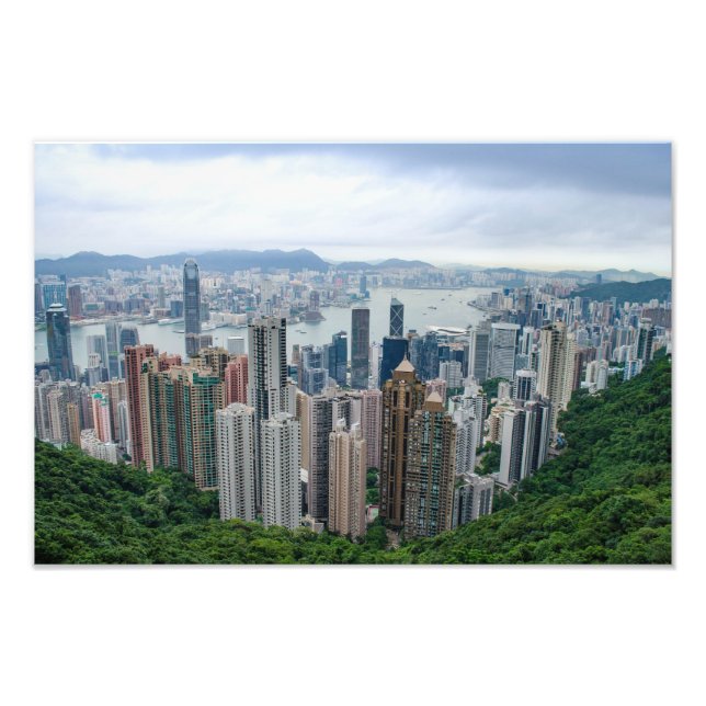 Impression Photo Skyline Hong Kong (Devant)
