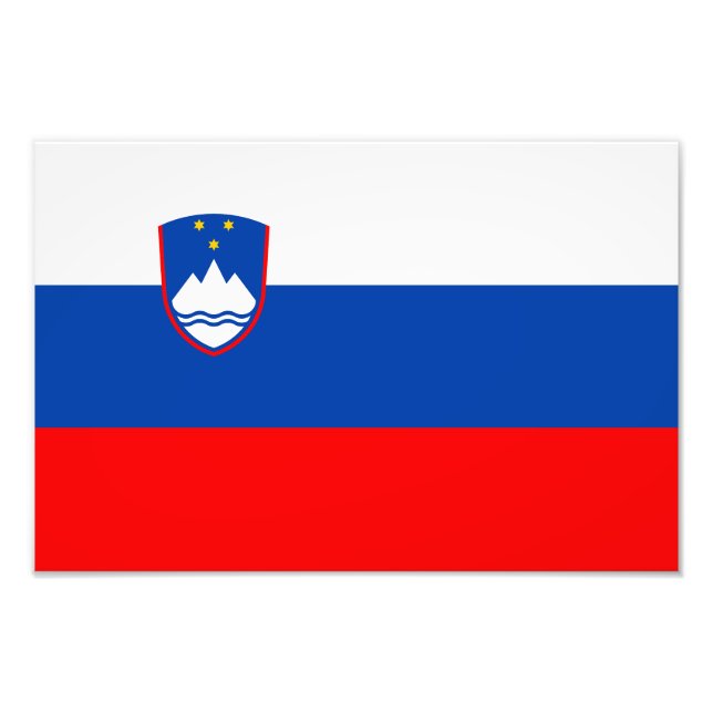 Impression Photo Slovenia Flag (Devant)