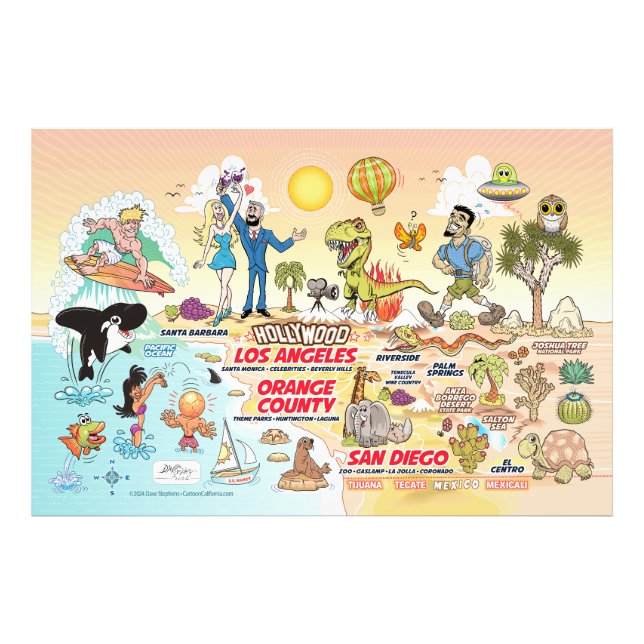 Impression Photo SoCal géant (Devant)