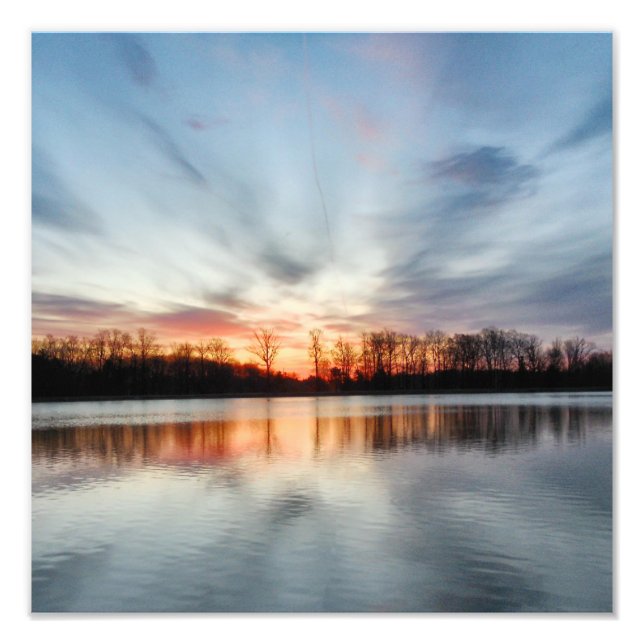 Impression Photo soleil parfait (Devant)