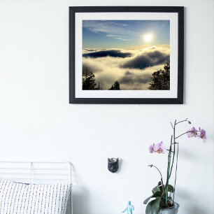 Impression Photo Soleil se levant au-dessus des nuages sur Colorado