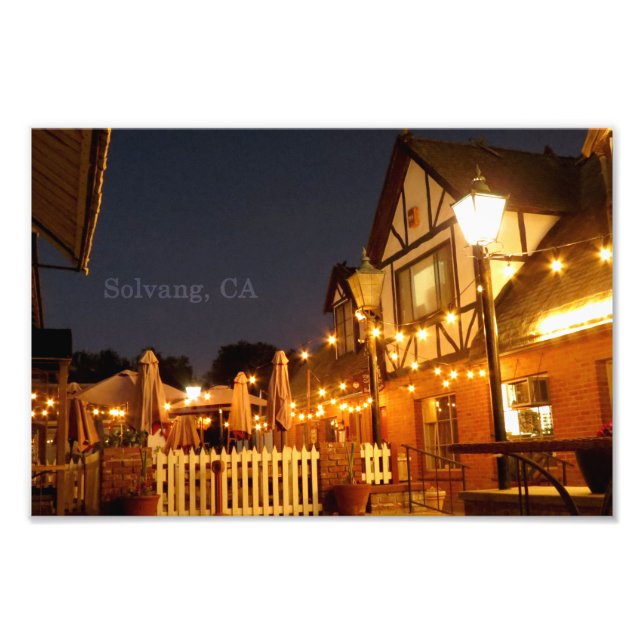 Impression Photo Solvang Californie (Devant)