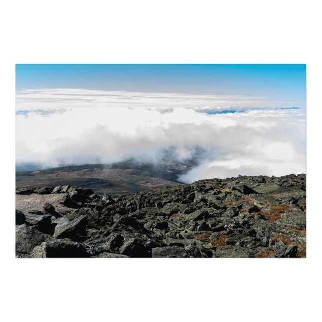 Impression Photo Sommet du Mont Washington Terrain rocheux (Devant)