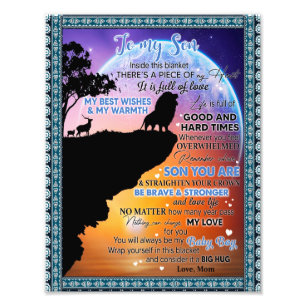 Impression Photo Son Lovers À mon fils Il y a un morceau de mon c