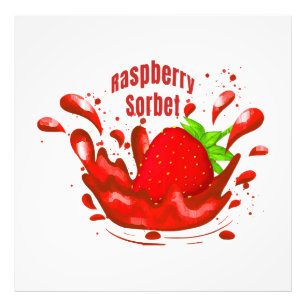 Impression Photo Sorbet de framboise