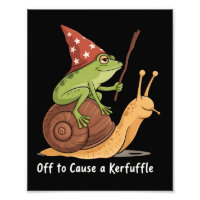 Sorcier Grenouille Fantaisiste Partant pour semer