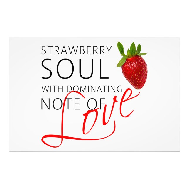 Impression Photo Soul aux fraises (Devant)
