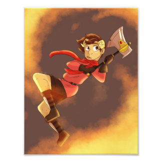 Impression Photo Soulsa en flammes