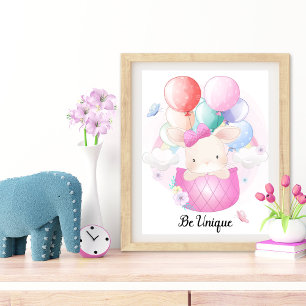 Impression Photo Soyez unique Animal Nursery Wall Art