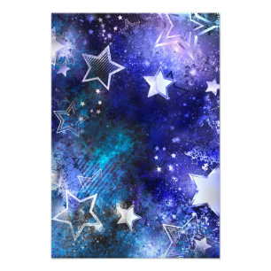 Impression Photo Space Background with Stars