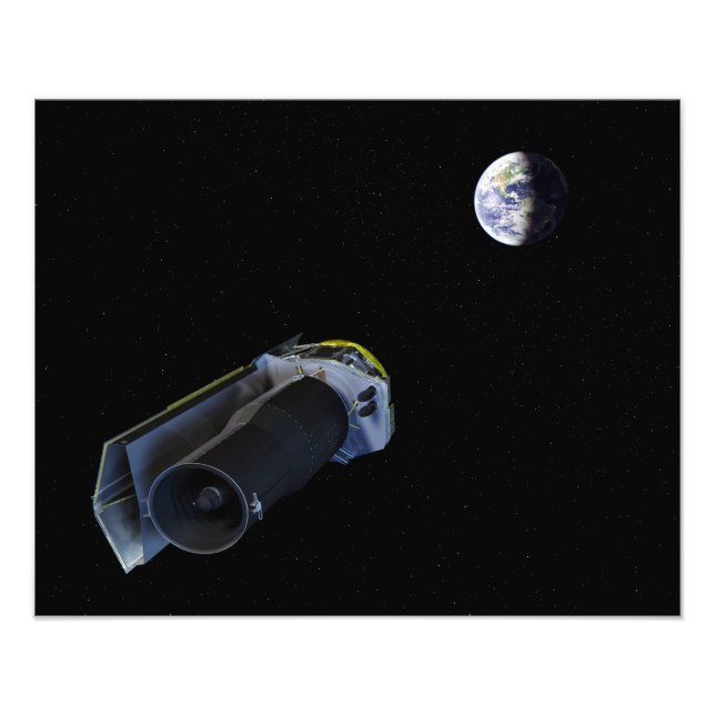 Impression Photo Spitzer pointe son antenne à gain élevé (Devant)