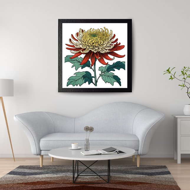Impression Photo Splendeur vibrante de chrysanthème (Créateur téléchargé)