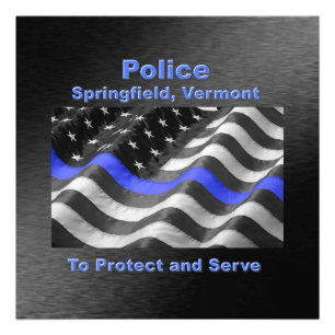 Impression Photo Springfield, Vermont. Police