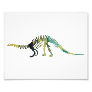 Impression Photo squelette de brontosaurus