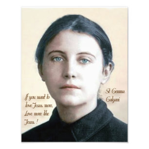 Impression Photo St Gemma Galgani,