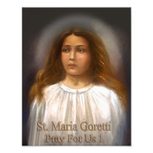 Impression Photo St Maria Goretti, martyre pour la pureté,