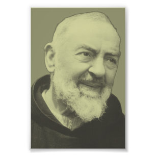 Impression Photo St. Padre Pio de Pietrelcina Le Prêtre Séraphique