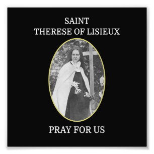 Impression Photo St Therese de Lisieux T-Shirt Saint Little Flower