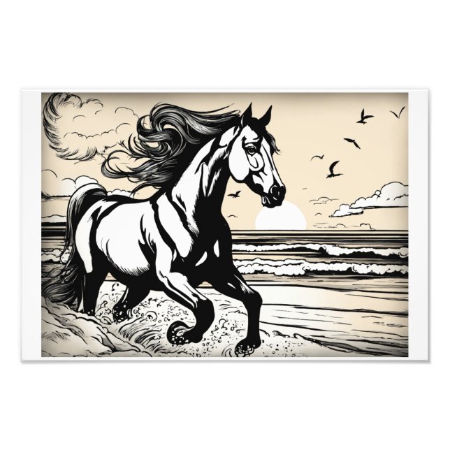 Impression Photo Stallion Beach Tattoo de Sailor (Devant)