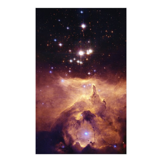 Impression Photo Star Cluster Pismis 24 dans Emission Nebula NGC 63 (Devant)