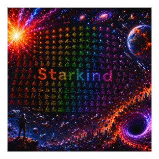 Impression Photo Starkind – Évolution cosmique de la vie