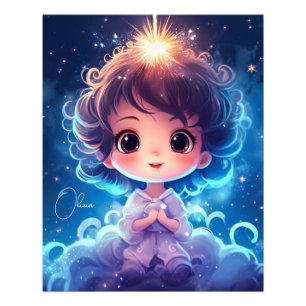 Impression Photo Starry Little Princess Nightime Girly Personnalise