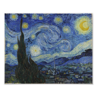 Impression Photo Starry Night Van Gogh