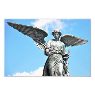 Impression Photo Statue de fontaine de Bethesda dans le Central