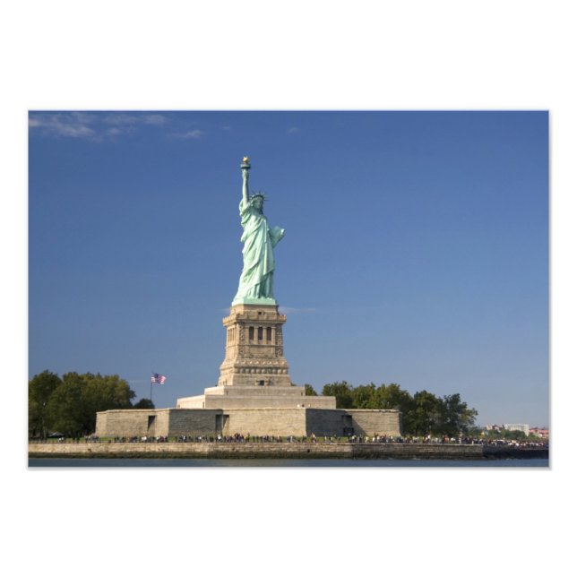 Impression Photo Statue de la Liberté sur Liberty Island à New (Devant)