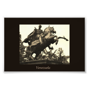 Impression Photo Statue de Simon Bolivar