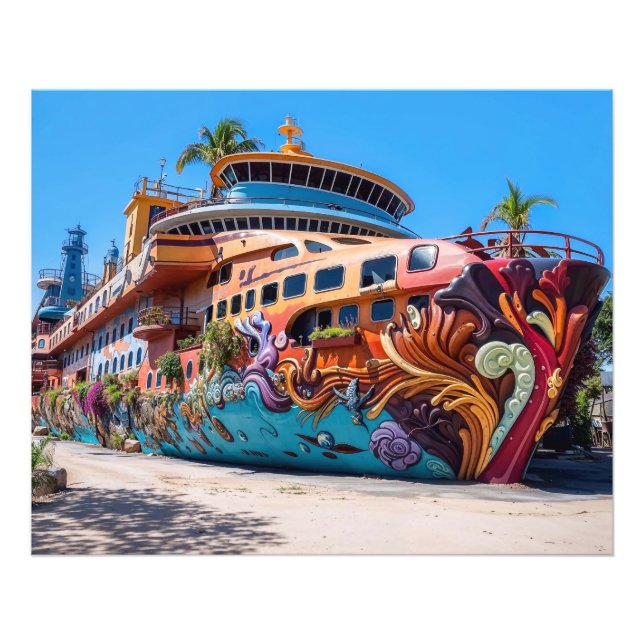 Impression Photo Statue du Yacht (Devant)