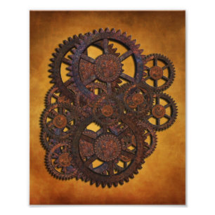 Impression Photo Steampunk Rusty
