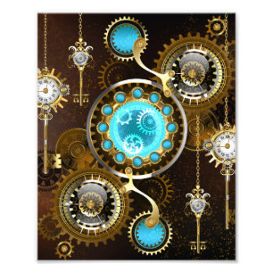 Impression Photo Steampunk Rusty Background