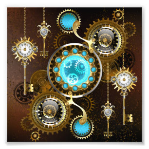 Impression Photo Steampunk Rusty Background