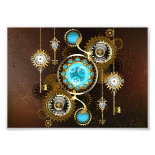 Impression Photo Steampunk Rusty Background