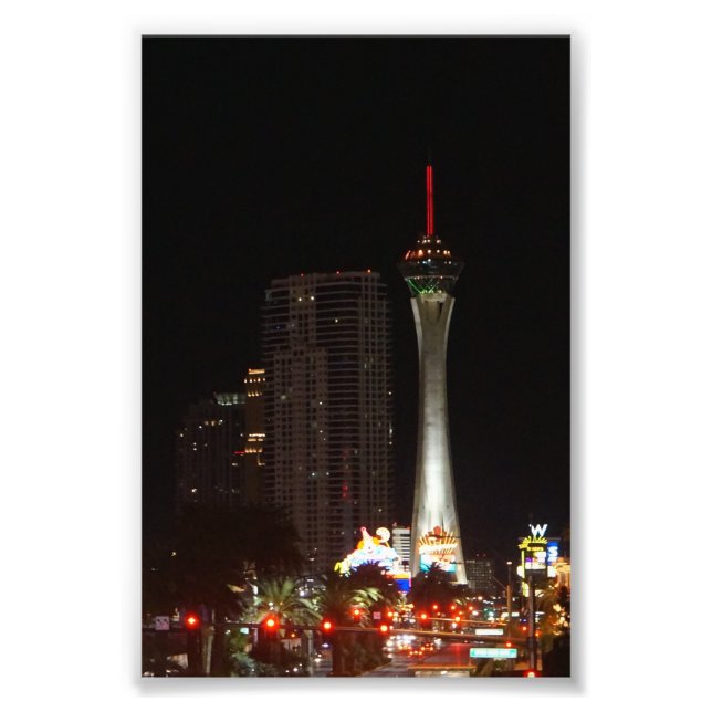 Impression Photo Stratosphere Tower Las Vegas (Devant)