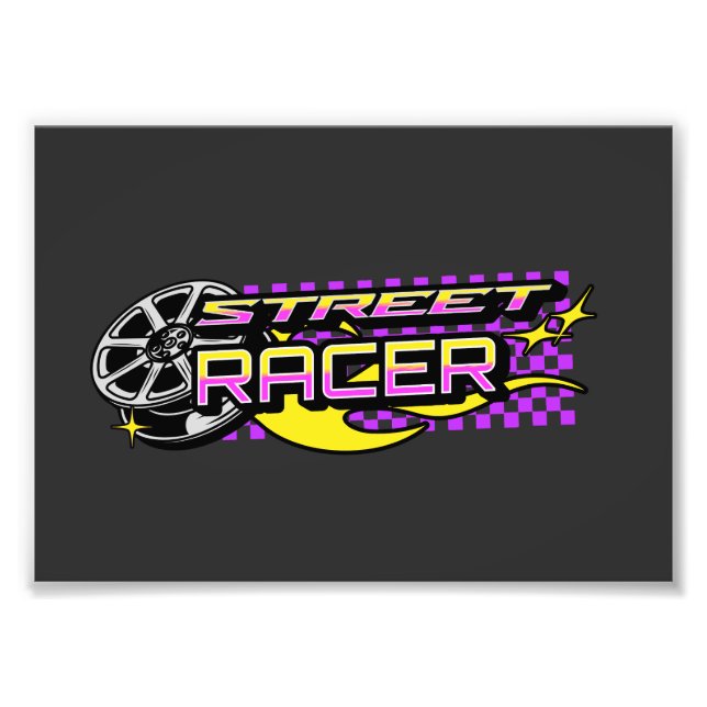 IMPRESSION PHOTO STREET RACERS BURNING WHEEL CLUB (Devant)