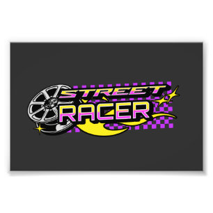 IMPRESSION PHOTO STREET RACERS BURNING WHEEL CLUB