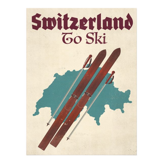 Impression Photo Suisse Pour Skier (Devant)