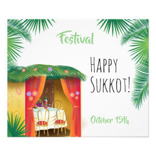 Impression Photo Sukkot Festival Party Sukkah Lulav & Etrog Décor