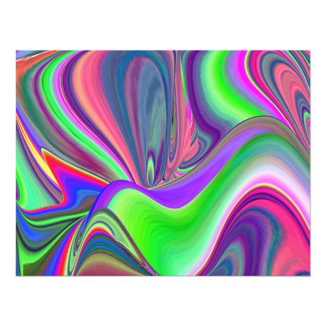 Impression Photo Summerfeel, Rainbowart 3D Abstrait (Devant)