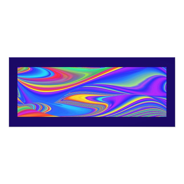 Impression Photo Summerfeel, Rainbowart 3D Abstrait (Devant)