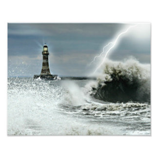 Impression Photo Sunderland - Jetée Roker et phare