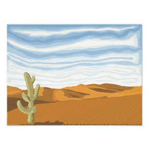 Impression Photo Sunny Desert Day