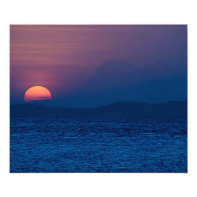 Impression Photo Sunset seen  (Devant)