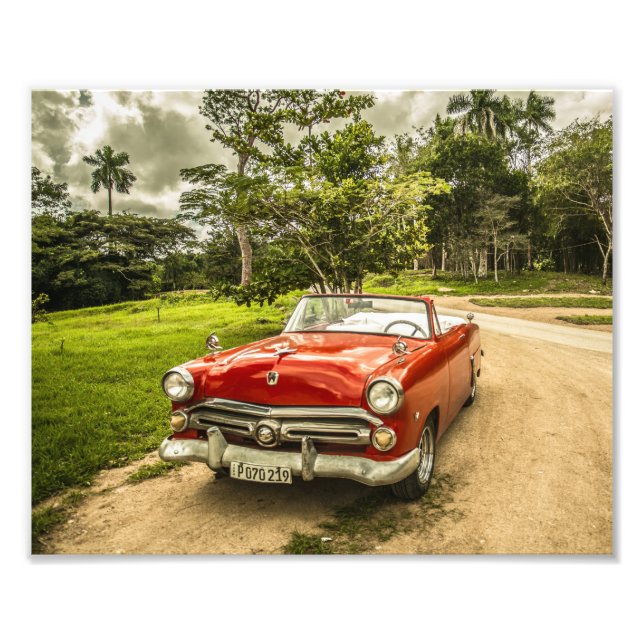 Impression Photo Super Cool Vintage Thunderbird Automobile (Devant)
