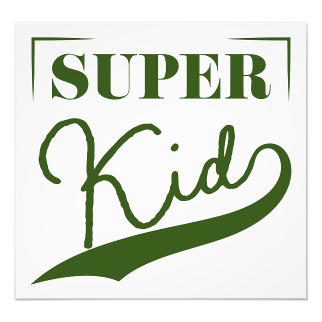 Impression Photo Super Kid (Devant)
